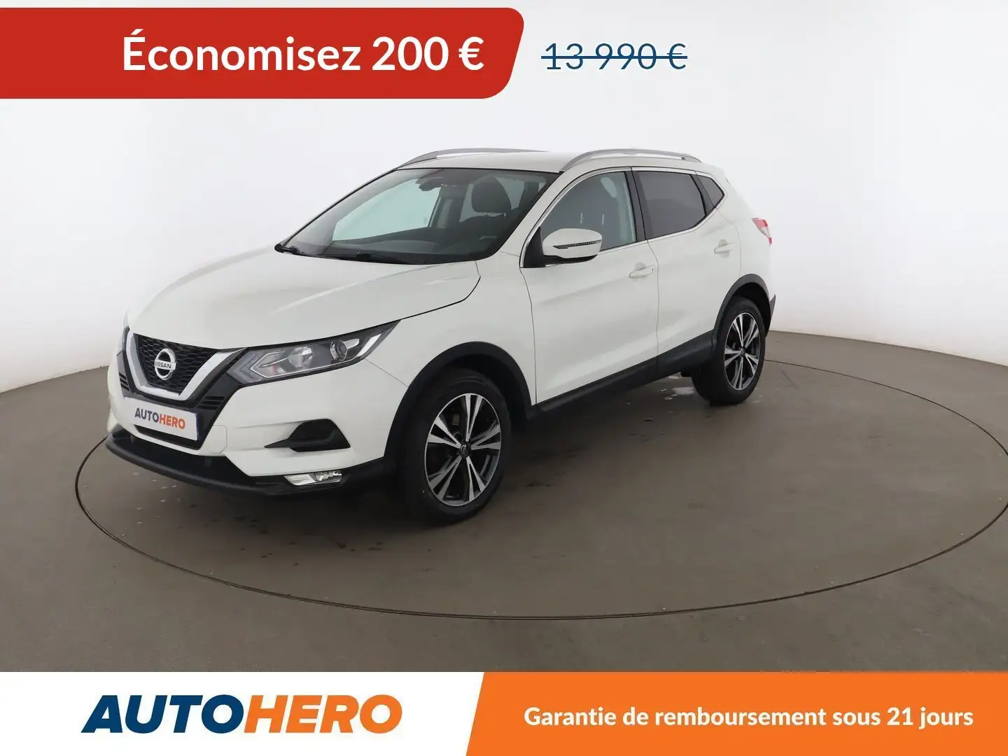 Nissan Qashqai 1.2 DIG-T Blanc - 1