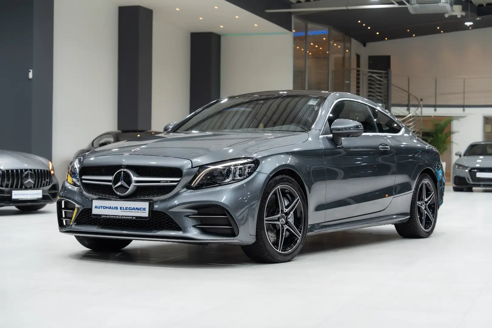 Mercedes-Benz C 43 AMG 4Matic*AMG-LINE*PERF.ABGAS*HIGH-LED*360 Szary - 1