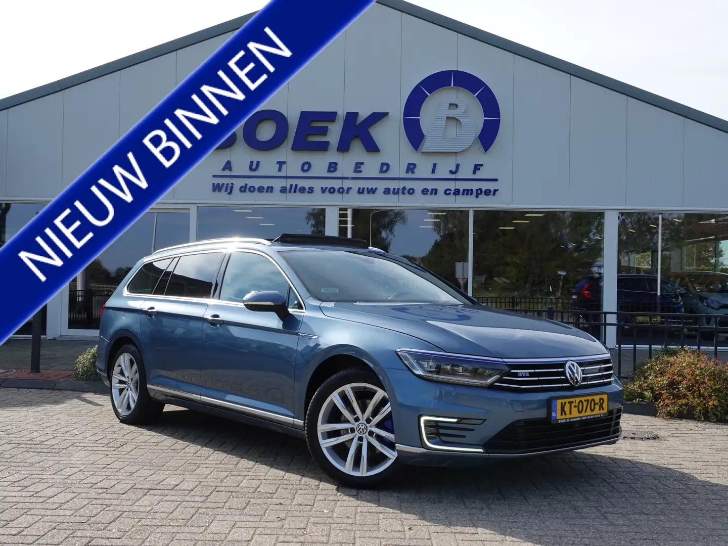 Volkswagen Passat Variant 1.4 TSI GTE PANO | H-LEER | TREKH. | DODE HOEK | A Blau - 1