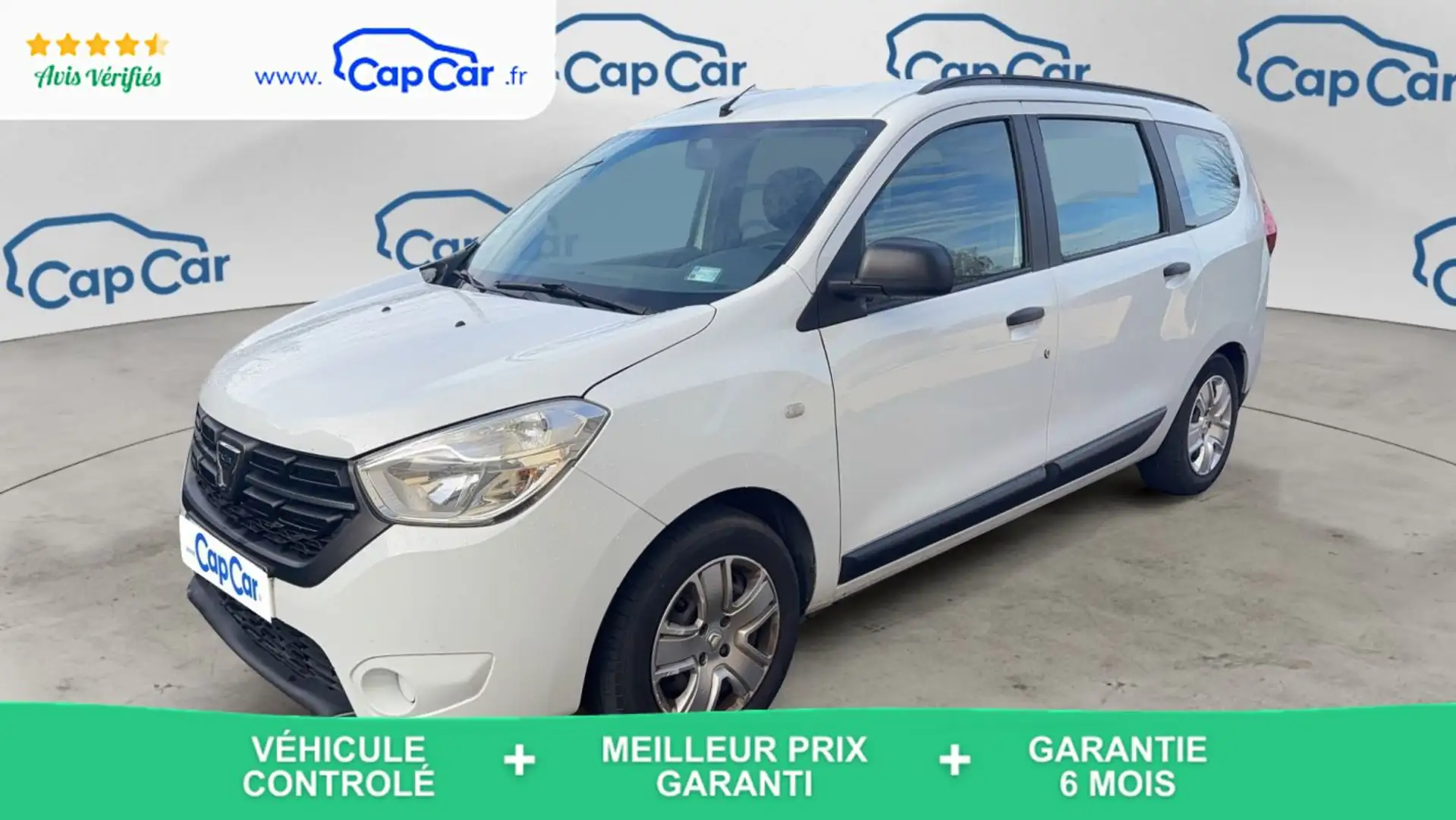 Dacia Lodgy 1.6 Eco-G 100 - Première main Blanc - 1