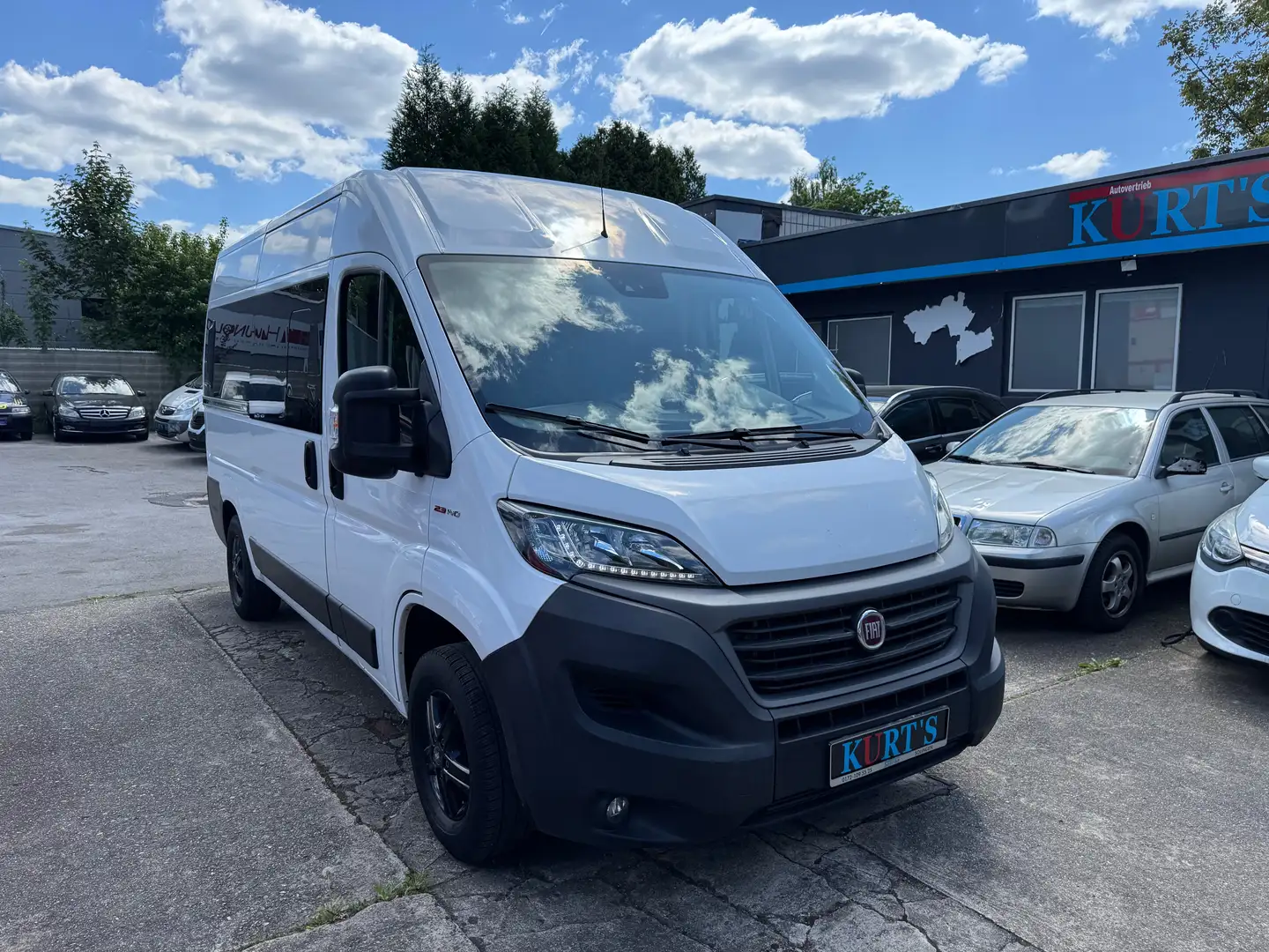 Fiat Ducato 140 L2H2 RS/Navi/9Sitzer/Kima/AHK/Kamera Blanco - 1