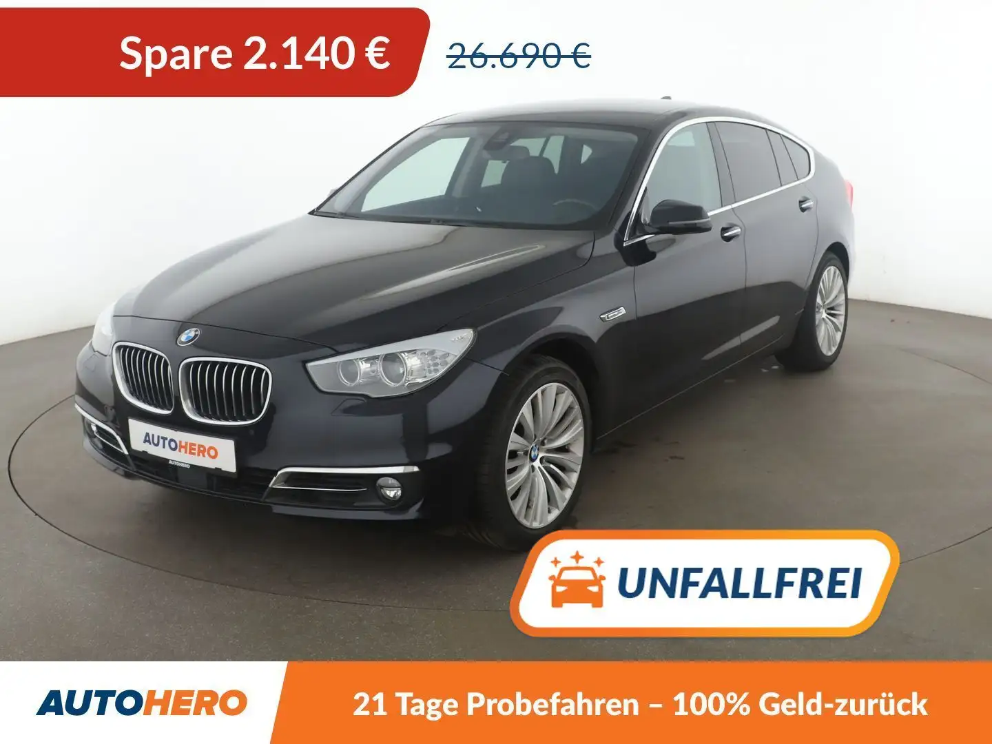 BMW 535 535i GT xDrive Aut.*NAVI*HEAD-UP*ACC*PDC*SHZ* Noir - 1
