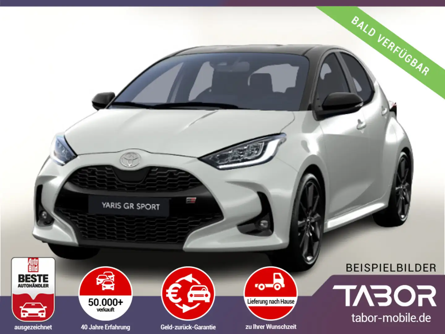 Toyota Yaris 1.5 VV Hybrid 130 CVT GR Sport Nav HUD JBL Grau - 1