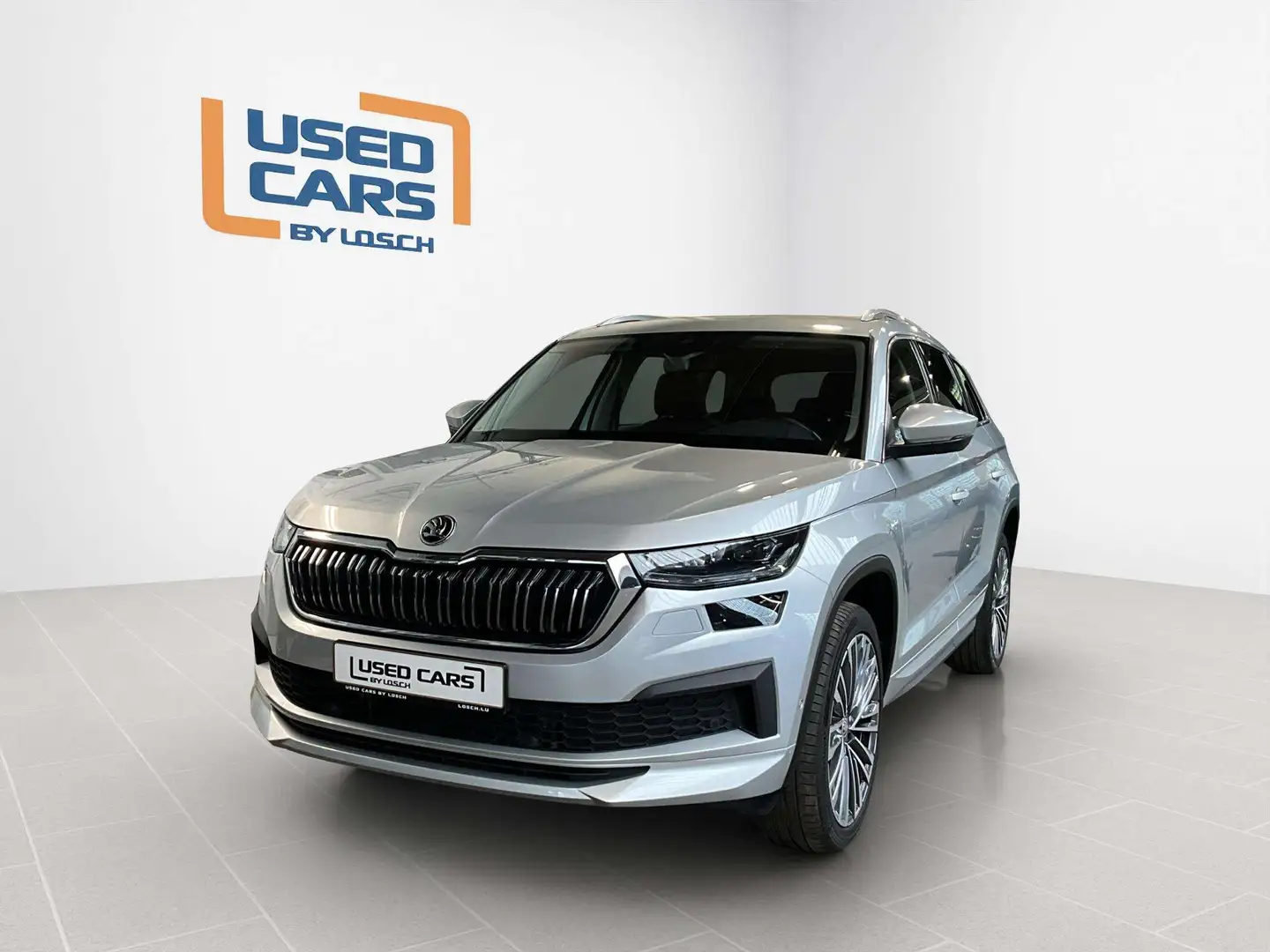Skoda Kodiaq L\u0026K+DSG+Pano+AHK+4x4 Zilver - 1