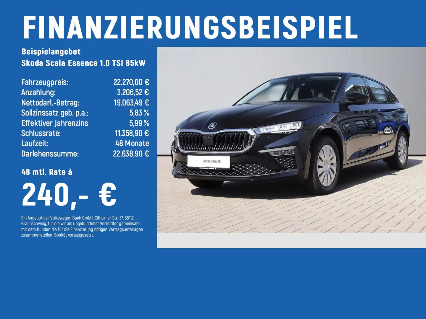 Skoda Scala Essence 1.0 TSI 85kW Schwarz - 2