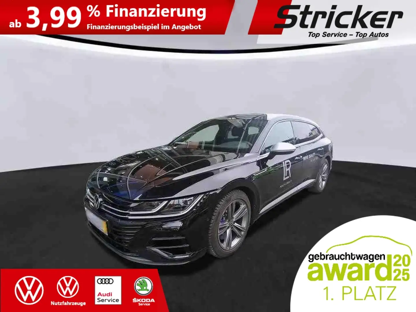 Volkswagen Arteon Shooting Brake R 2.0TSI DSG 358,-ohne Anzahlung A Schwarz - 2