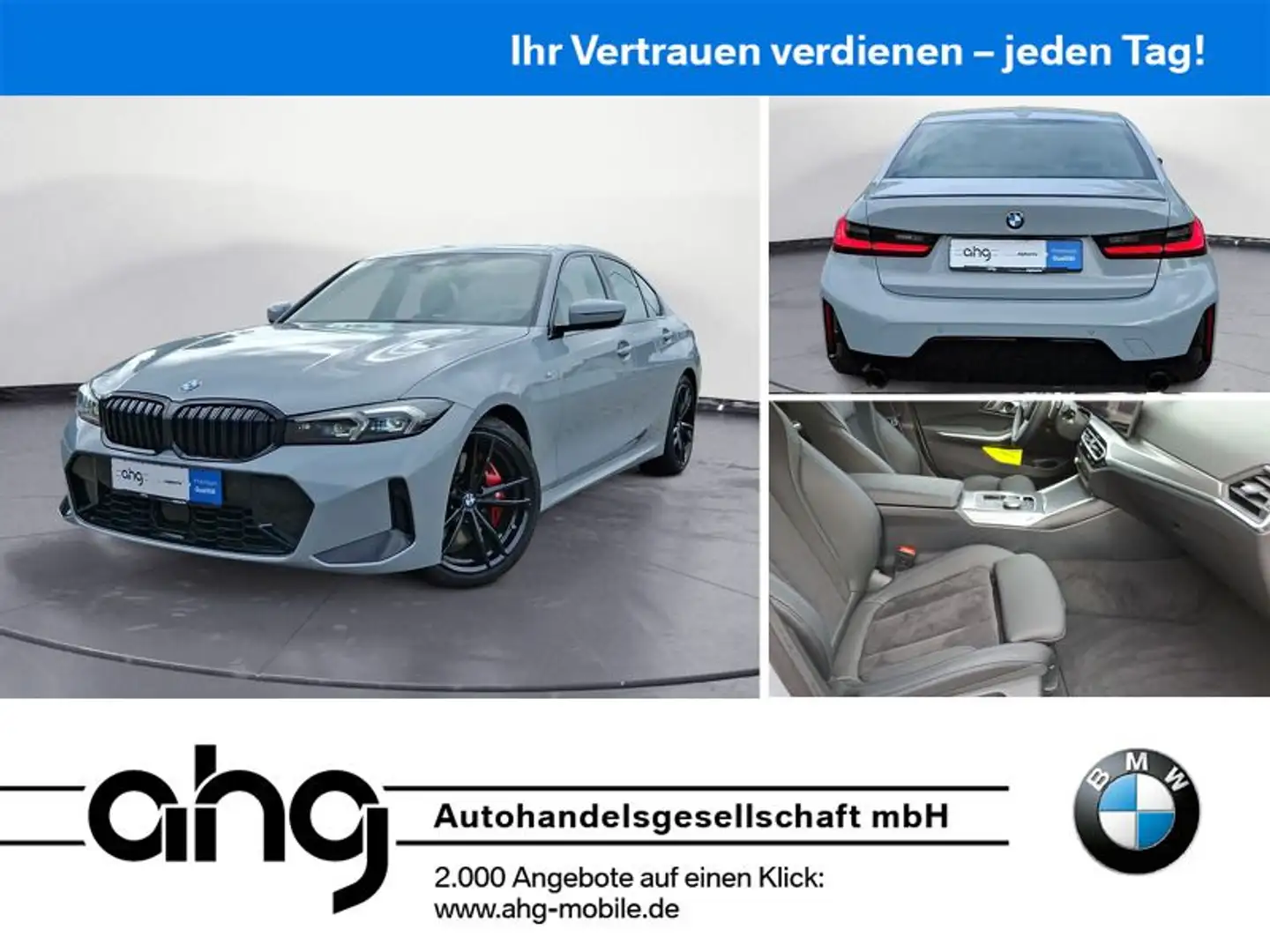 BMW 330 i M Sportpaket Innovationsp. AHK Grau - 1
