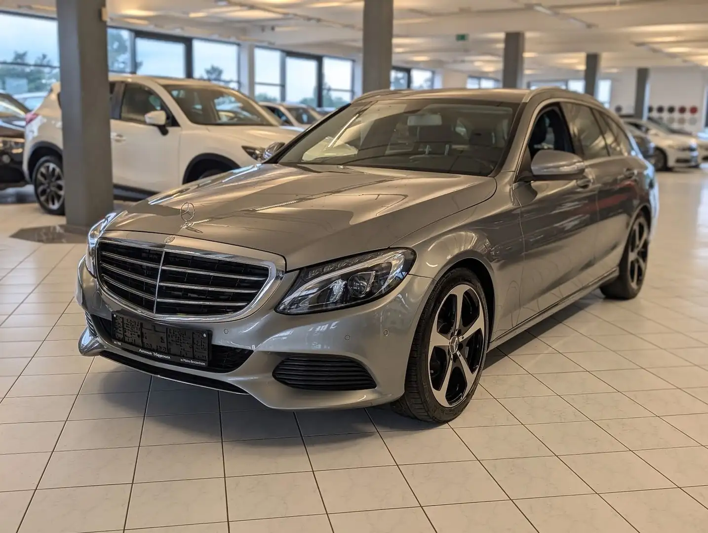 Mercedes-Benz C 200 T BlueTec / d Sitzh. Navi. PDC. AHK. BT srebrna - 2