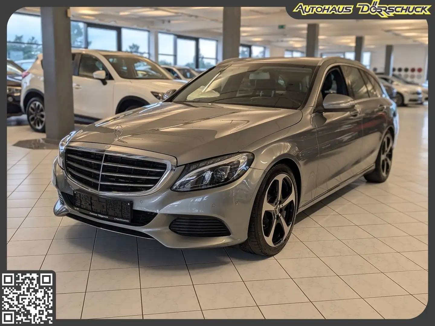 Mercedes-Benz C 200 T BlueTec / d Sitzh. Navi. PDC. AHK. BT srebrna - 1