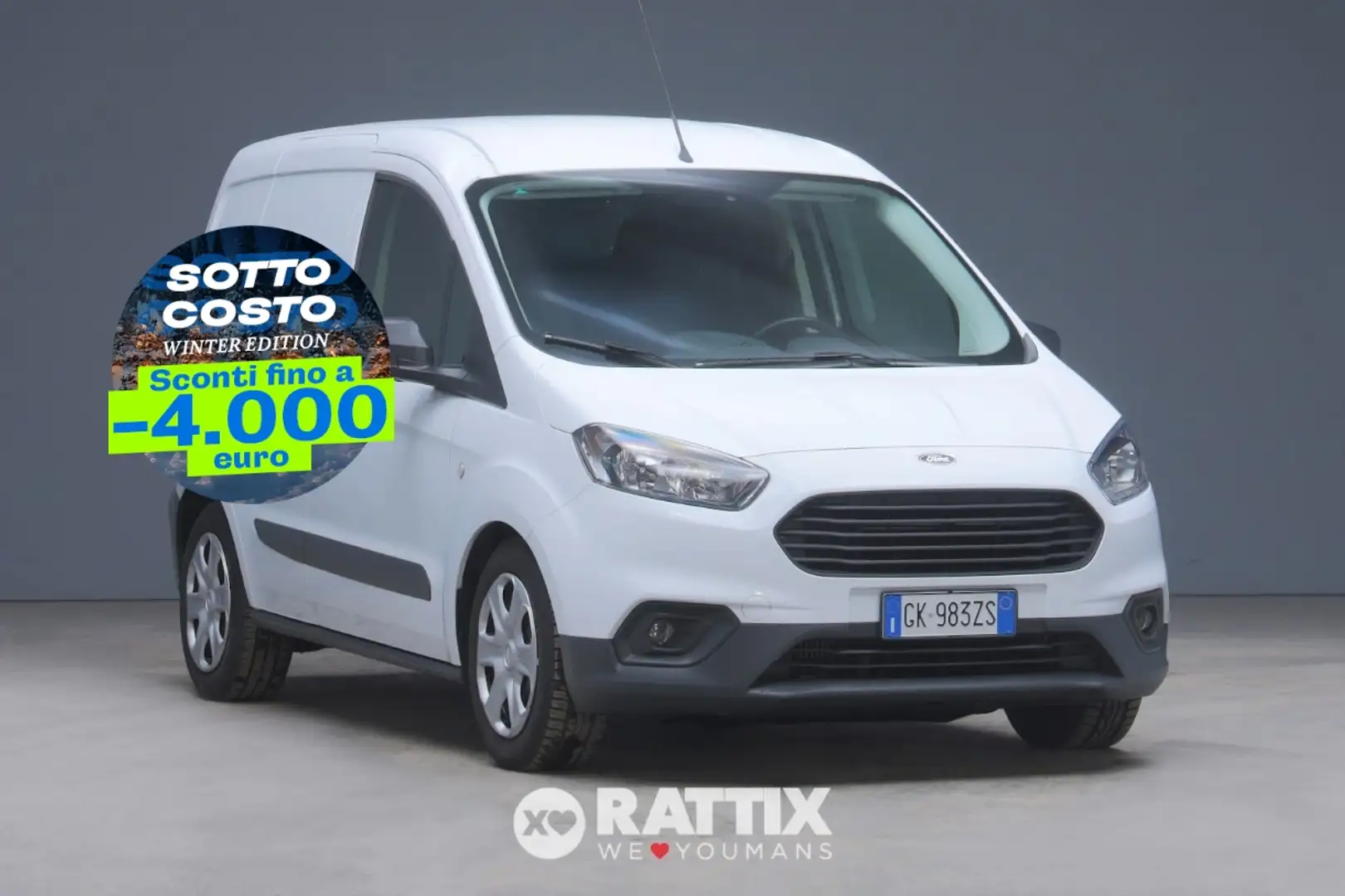 Ford Transit Courier 1.5 TDCI 100CV Trend IVA ESCLUSA Blanc - 1