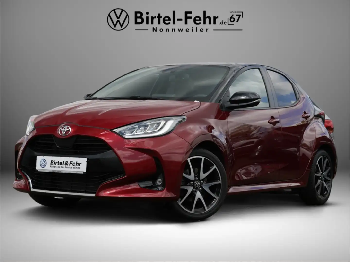 Toyota Yaris Style 1.5  LED Kamera Navi Automatik Rojo - 1