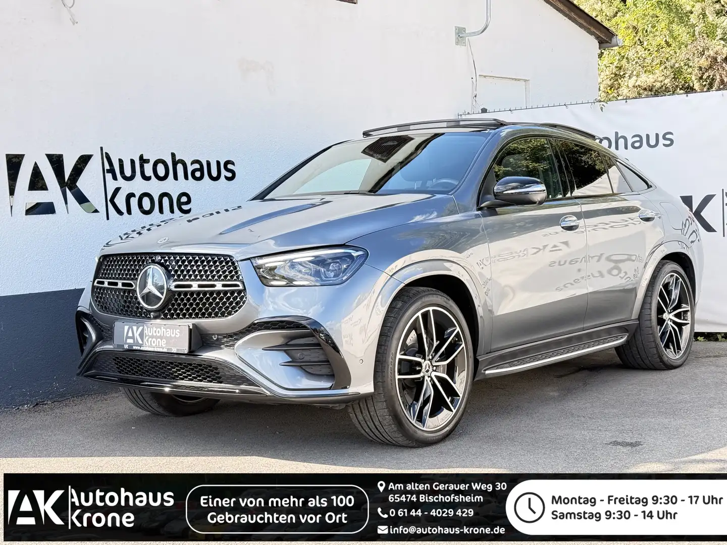 Mercedes-Benz GLE 350 de AMG Line 4Matic FACELIFT*PANO* HUD* Grau - 1