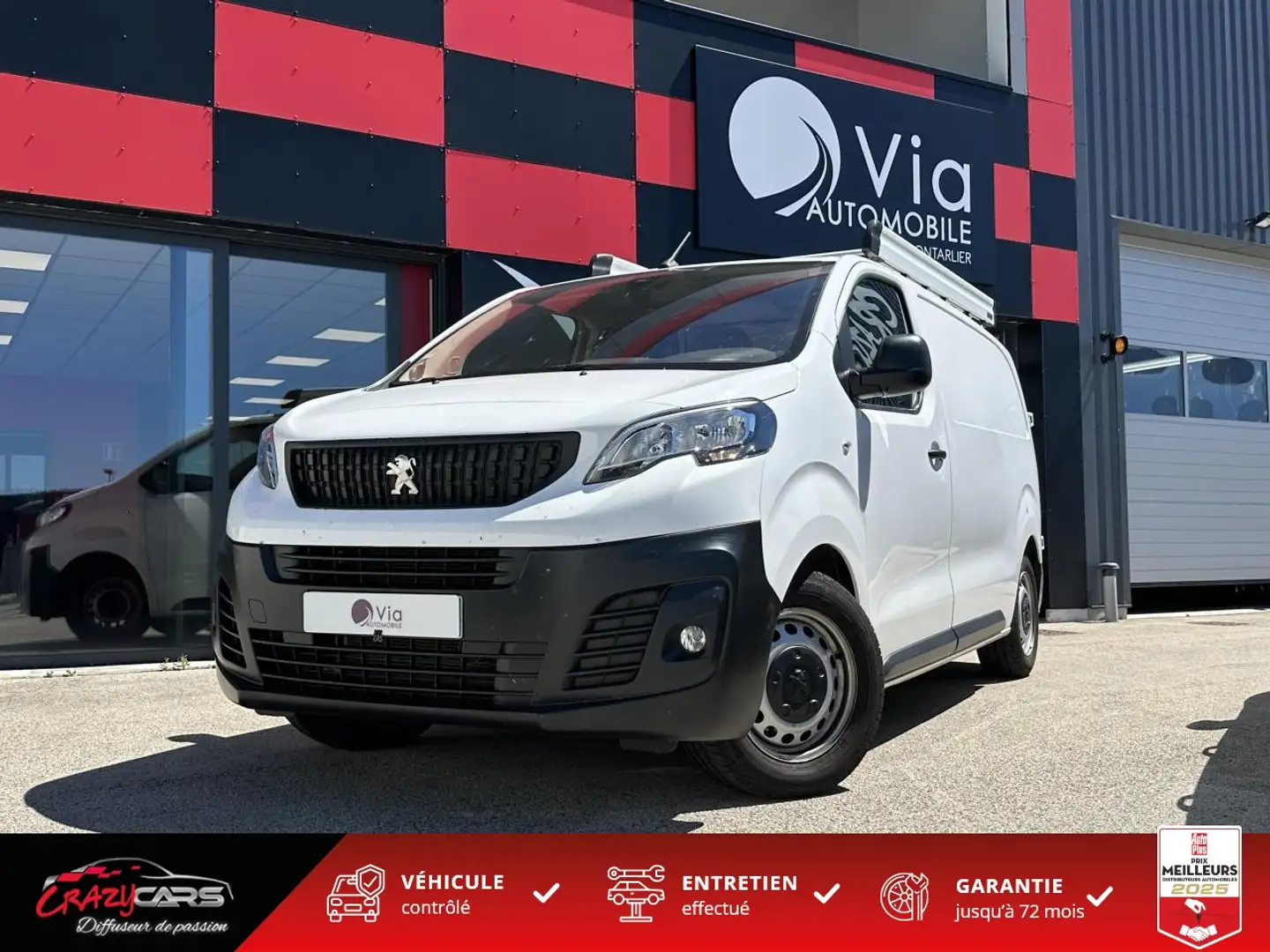 Peugeot Expert M 2.0 BlueHDi - 145 - BVA Blanc - 1
