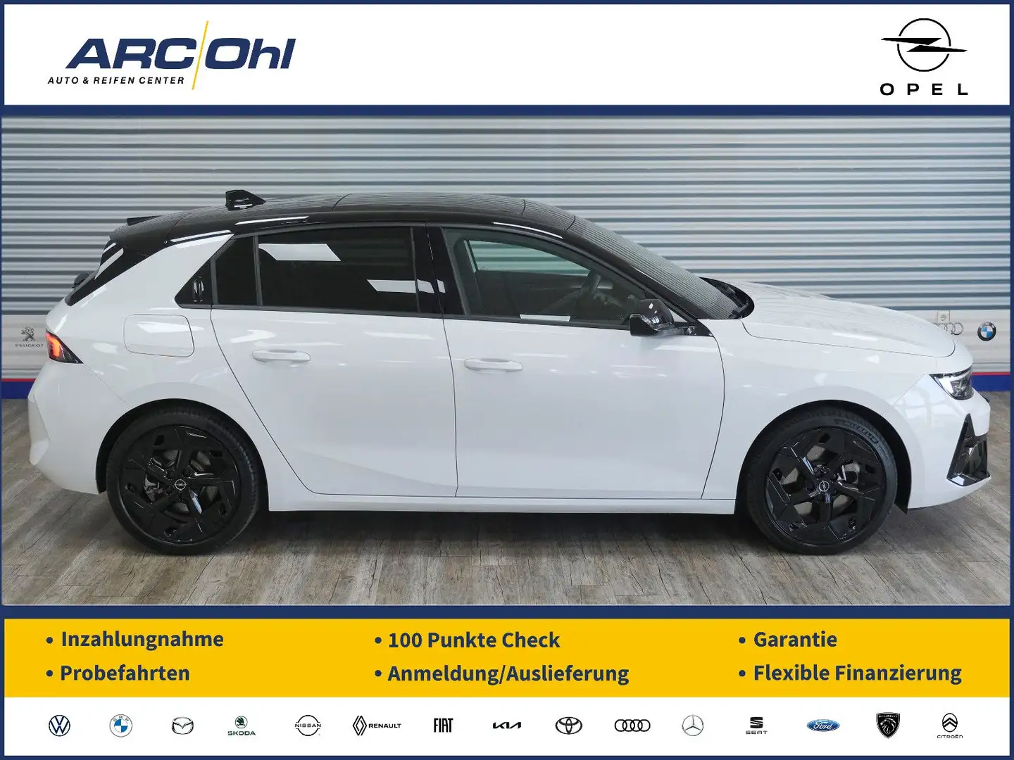 Opel Astra L 1.6 Hybrid GSe *NAVI/HEADUP/HIFI/SCHIEBE Weiß - 1