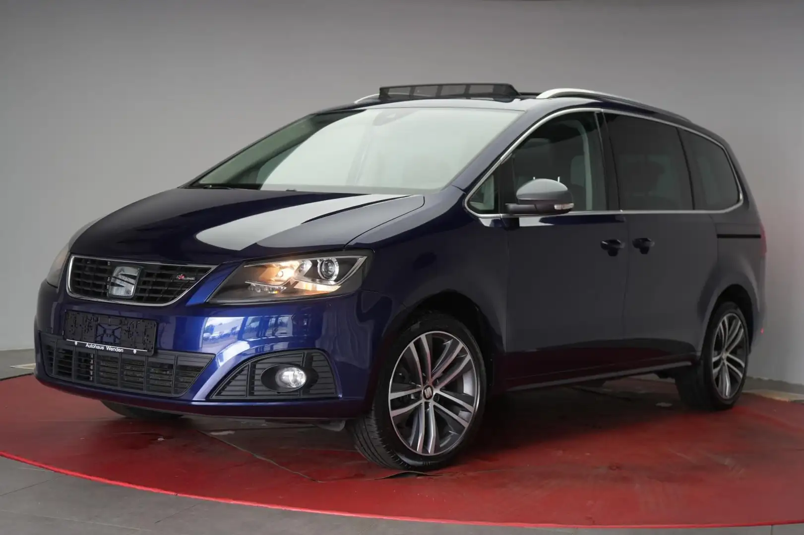 SEAT Alhambra 2.0 TDI S&S 4Drive DSG FR line Navi/ACC Bleu - 2