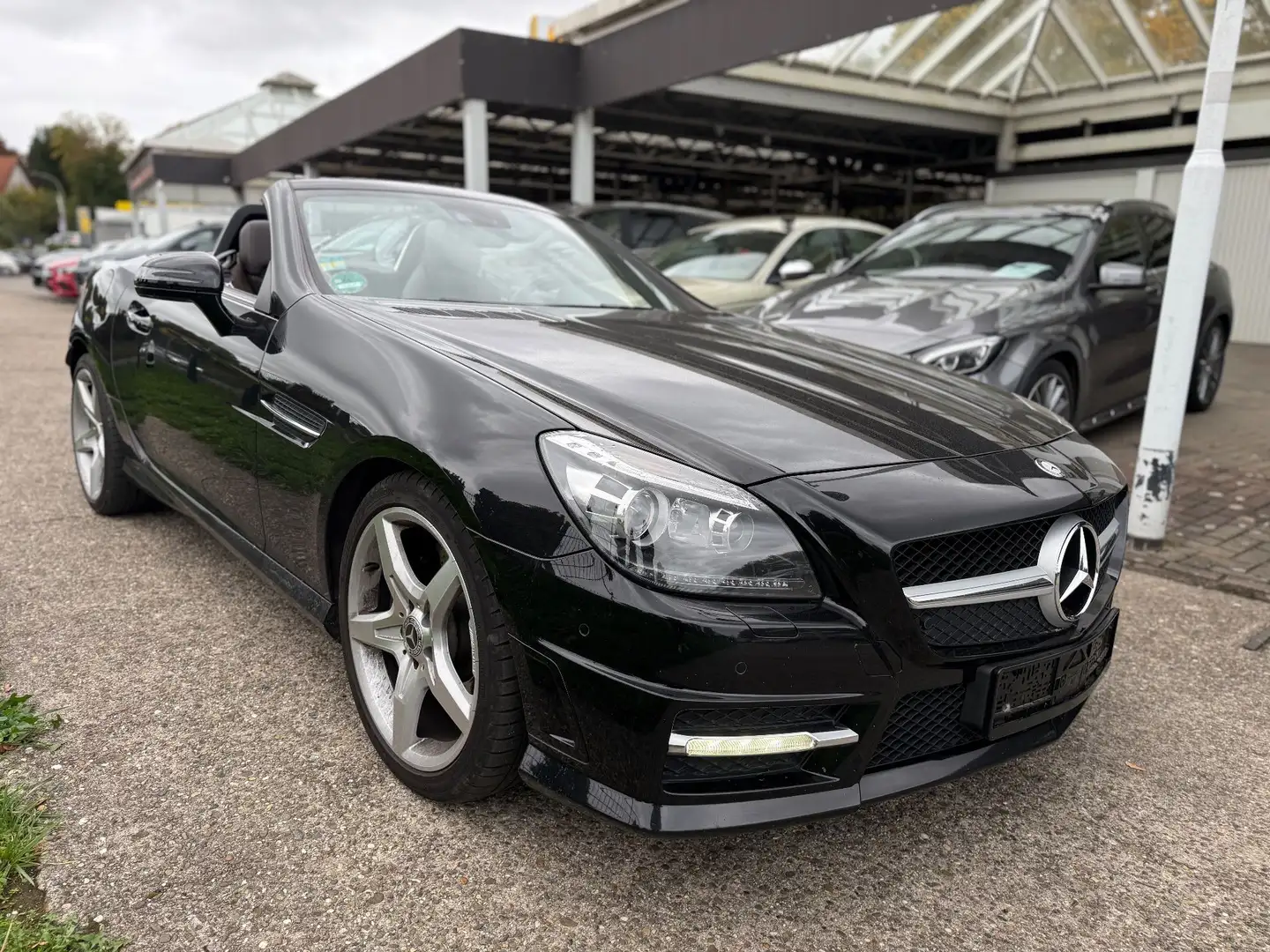 Mercedes-Benz SLK 250 AMG * GARANTIE * BI-XENON * HARMAN-KARDON * Schwarz - 2
