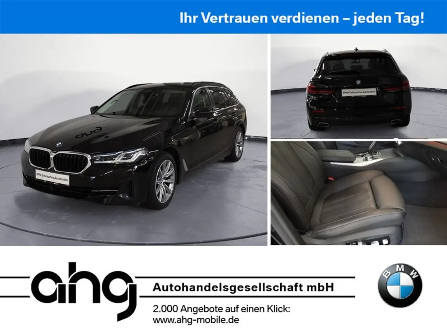BMW 520 d xDrive Touring Innovationsp. Aut. Standhzg. Schwarz - 1
