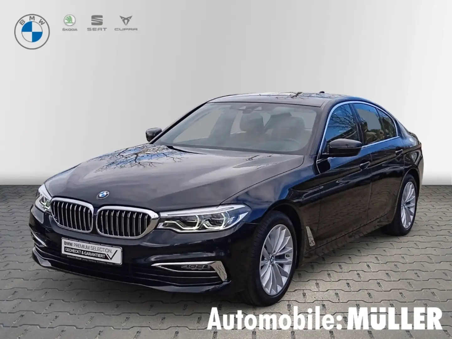 BMW 520 i Limousine Luxury Line*RFK*HUD*HiFi*LED*Tempomat* Schwarz - 1