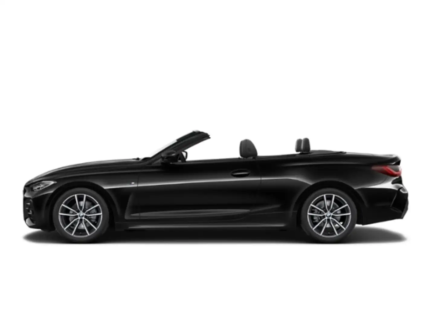 BMW 420 i A Cabrio M-Sport Sportpaket Navi Leder Digitales Schwarz - 2