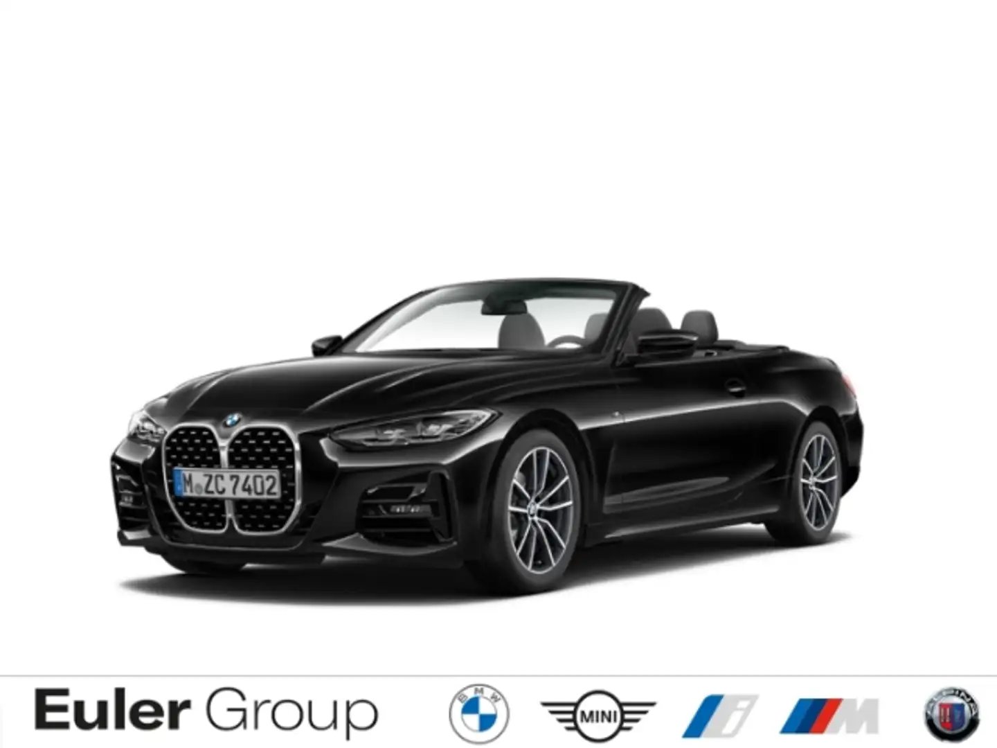 BMW 420 i A Cabrio M-Sport Sportpaket Navi Leder Digitales Schwarz - 1
