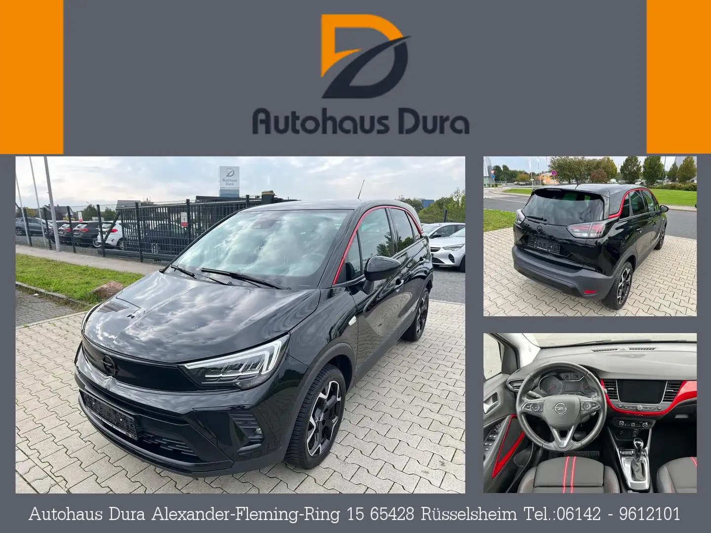 Opel Crossland 1.2 Turbo GS Line Aut. Navi+Led+Kamera Noir - 1