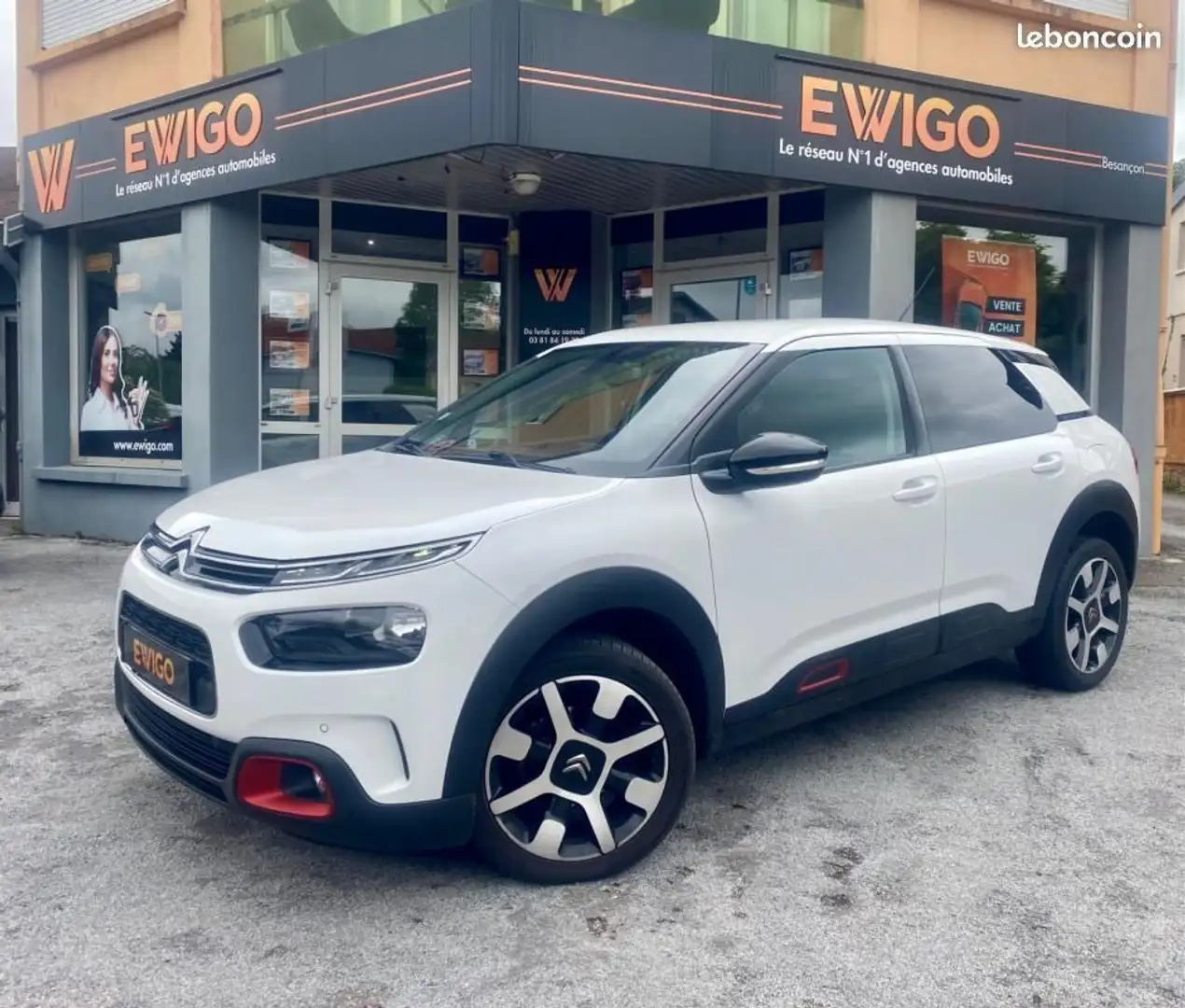 Citroen C4 Cactus Citroën 1.5 BLUEHDI 100 S&S BVM6 SHINE CARPLAY Blanc - 1