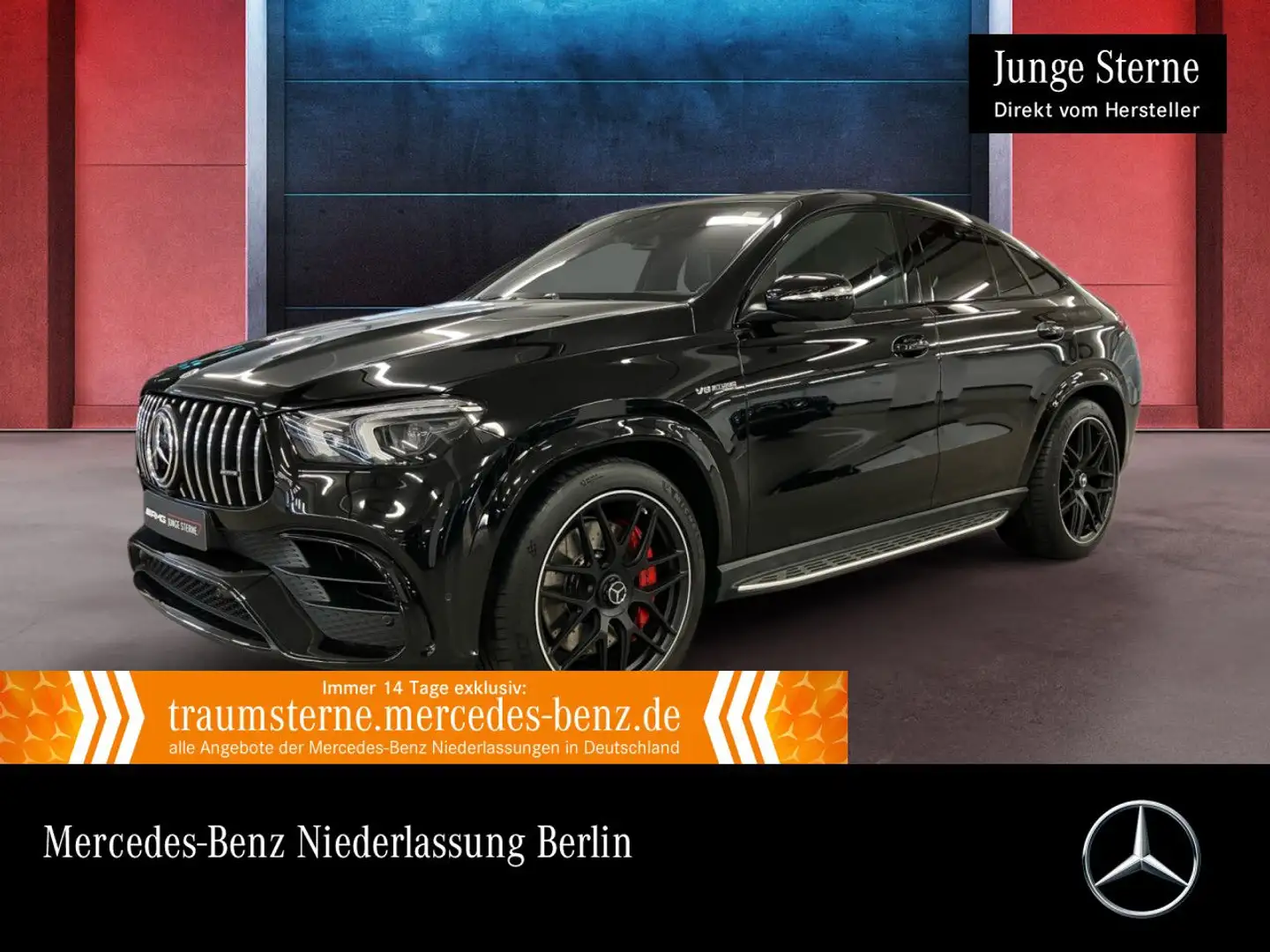 Mercedes-Benz GLE 63 AMG GLE 63 S Coupé 4M NIGHT+PANO+360+AHK+MULTIBEAM+9G Schwarz - 1