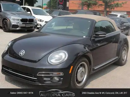 Black 2018 Volkswagen Beetle Convertible Front-Wheel Drive Automatic