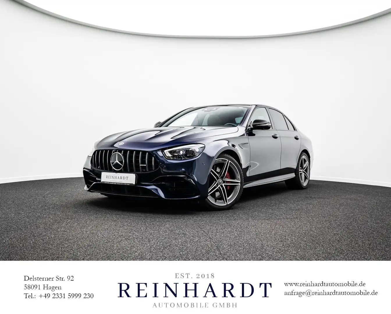 Mercedes-Benz E 63 AMG E 63s AMG LIMOUSINE 4MATIC+ MULTIB/DISTR+/PANO Blue - 1