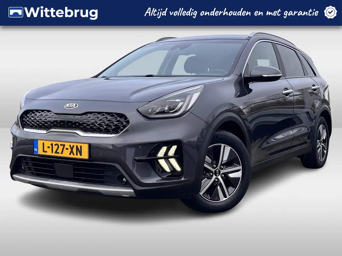 Kia Niro 1.6 GDi Hybrid DynamicPlusLine Luxe uitvoering | Z Gris - 1