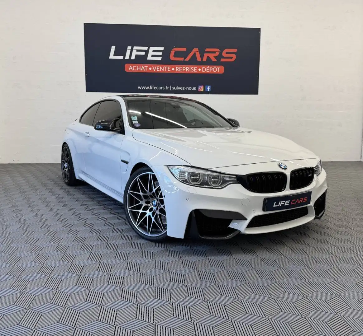 BMW M4 Coupe (F82) Competition 450ch 2016 française entretien complet Weiß - 1