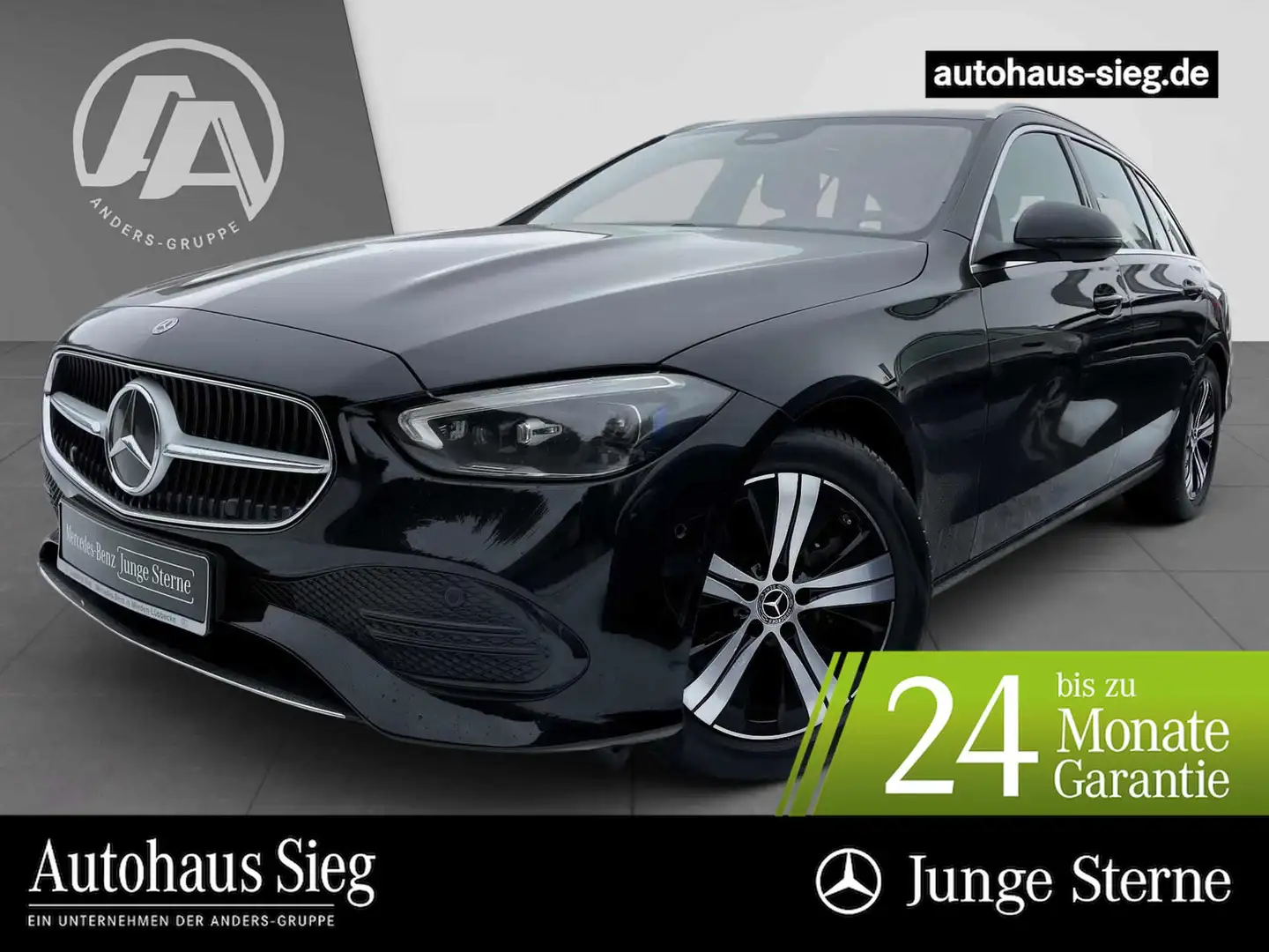 Mercedes-Benz C 200 d T Avantgarde+MBUX+AHK+Kam+Memory+DIGITAL Schwarz - 1