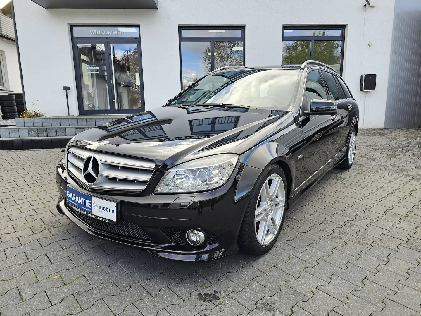 Mercedes-Benz C 180 T K AMG Sportpaket TEILLEDER AHK Noir - 1