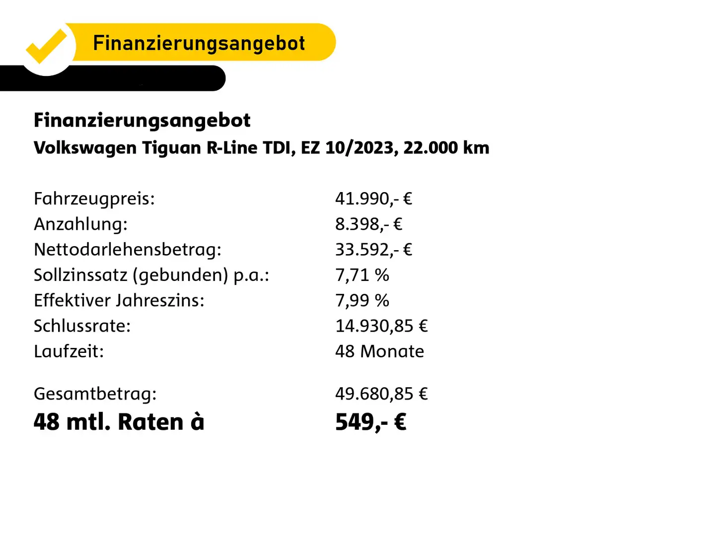Volkswagen Tiguan R-Line Automatik*Navi*Kamera*SHZ*PDC* Schwarz - 2