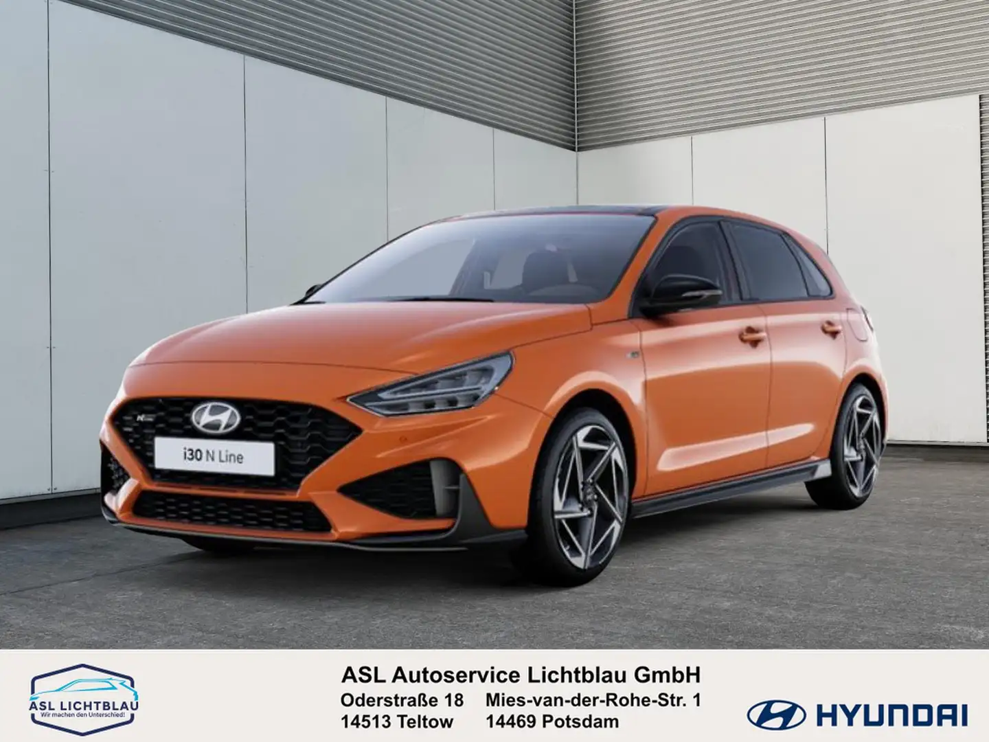Hyundai i30 FL 1.5 T-GDI 48V 6-MT 2WD N LINE Sitz-Paket & P... Orange - 1