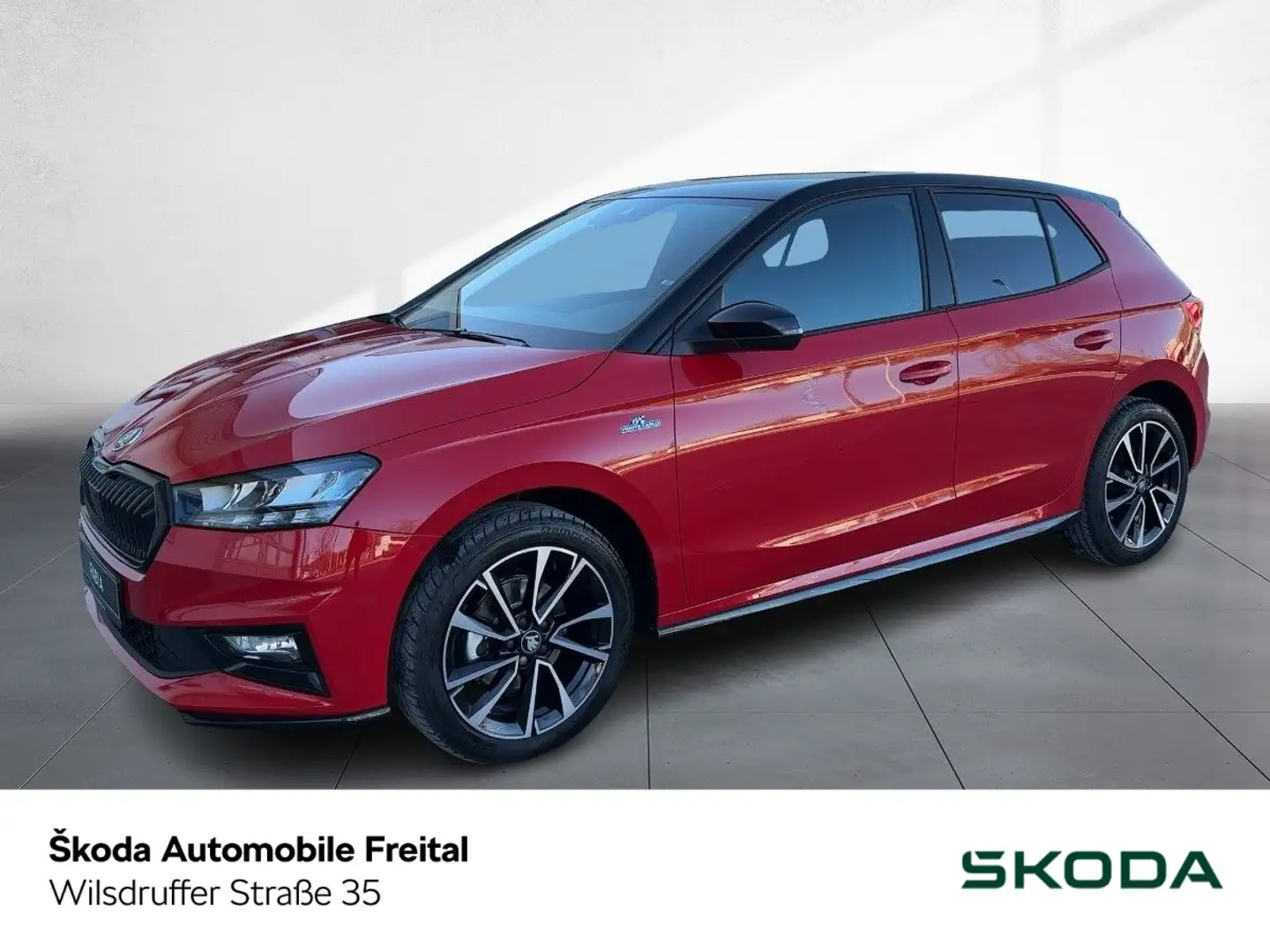 Skoda Fabia MONTE CARLO 1,0 TSI DSG Colour Concept Rood - 1