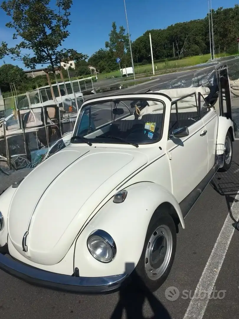 Volkswagen Beetle Cabrio bianco Bianco - 2