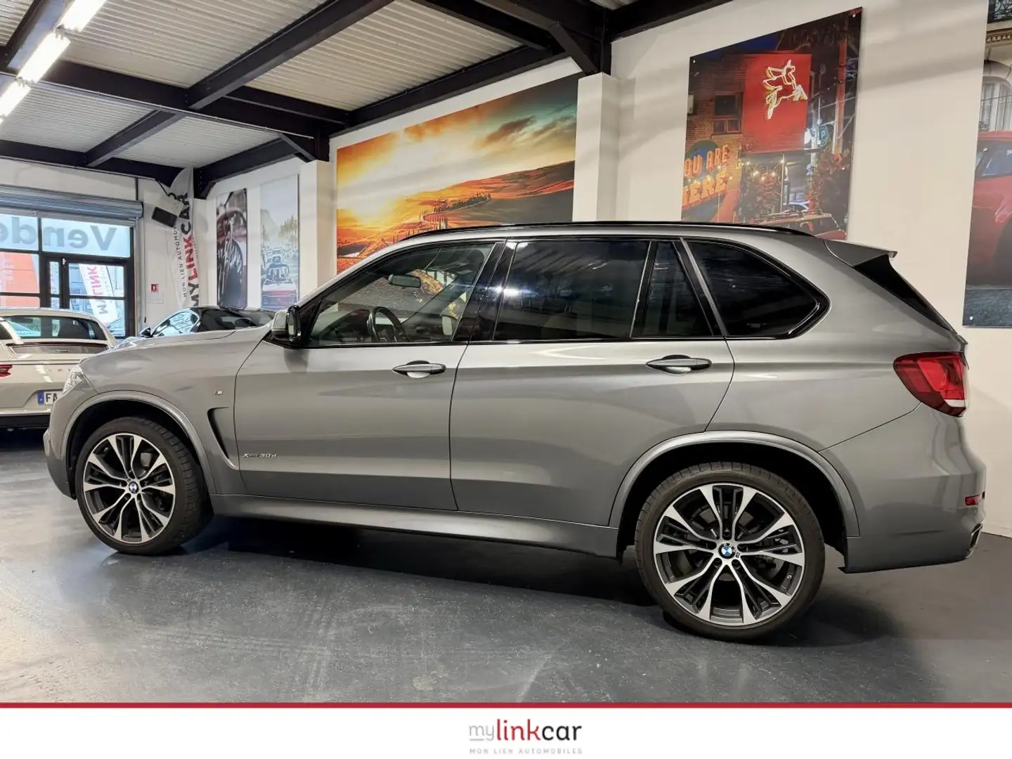 BMW X5 7 places  xDrive 30d BVA m Sport TO attelage F15 F85 Grau - 2