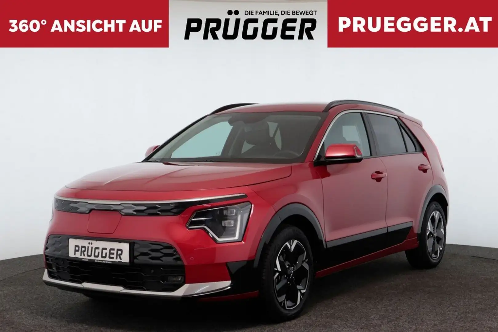 Kia e-Niro NIRO EV 64 KWH GOLD NAVI LED TEILLEDER Rot - 1