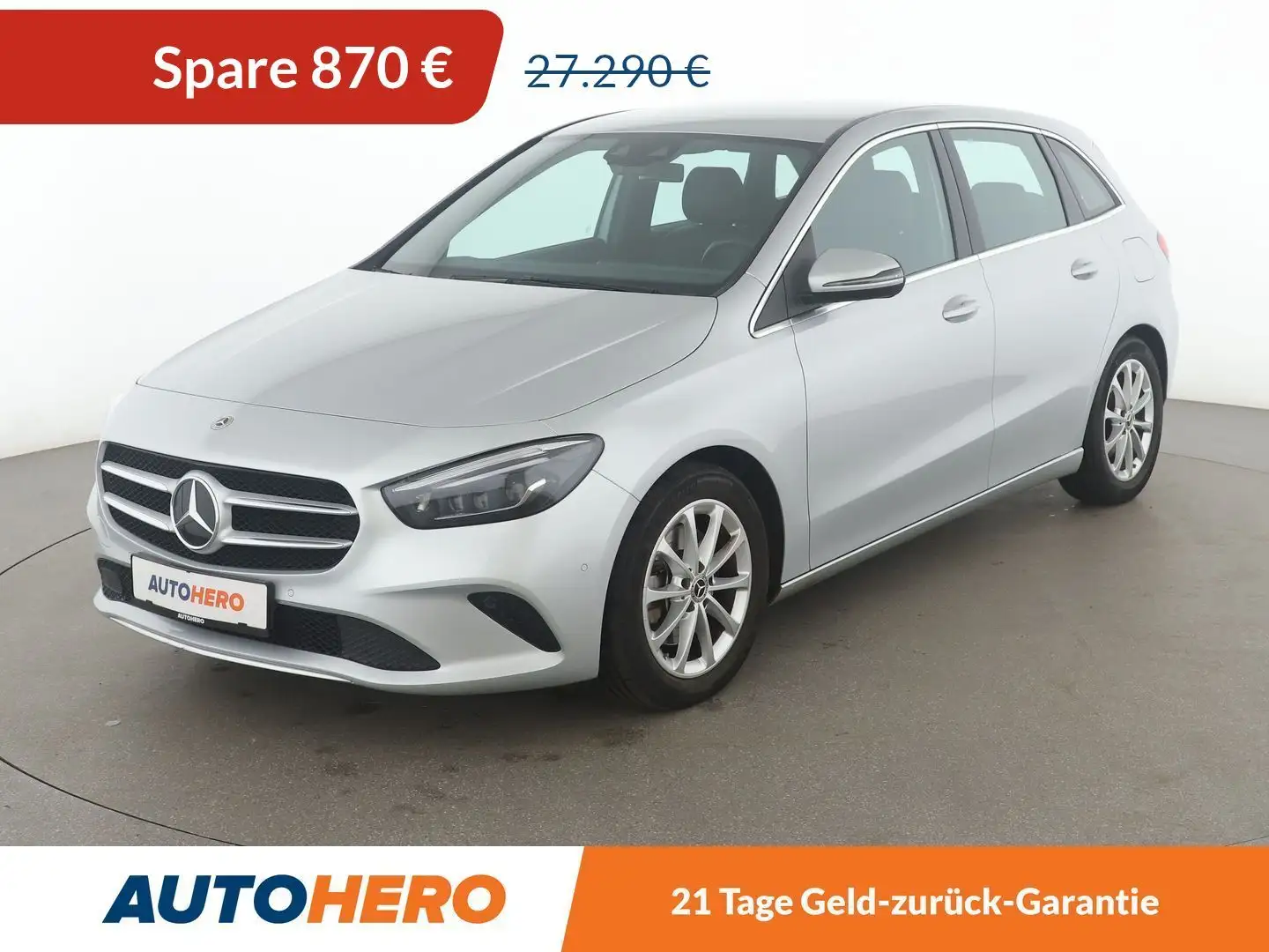 Mercedes-Benz B 220 B 220 d Progressive Aut.*MULTIBEAM*NAVI*TEMPO*CAM* Silber - 1