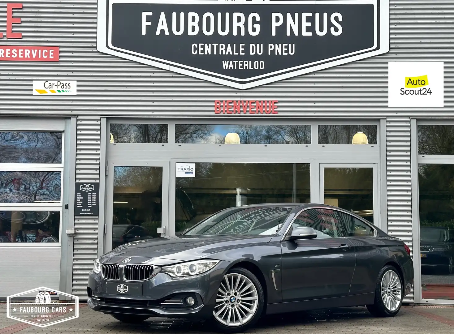 BMW 420 *420i*2-PROP.*TVA-21%*EURO-6B*HISTORIQUE-BMW-100%* Gris - 1