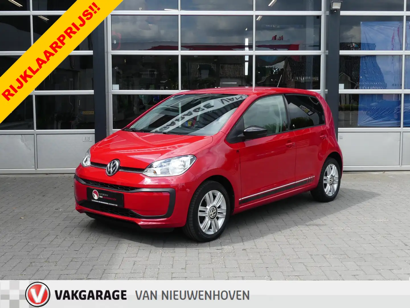Volkswagen up! 1.0 BMT up! Beats *t/m 10de bouwjaar garantie! Rood - 1