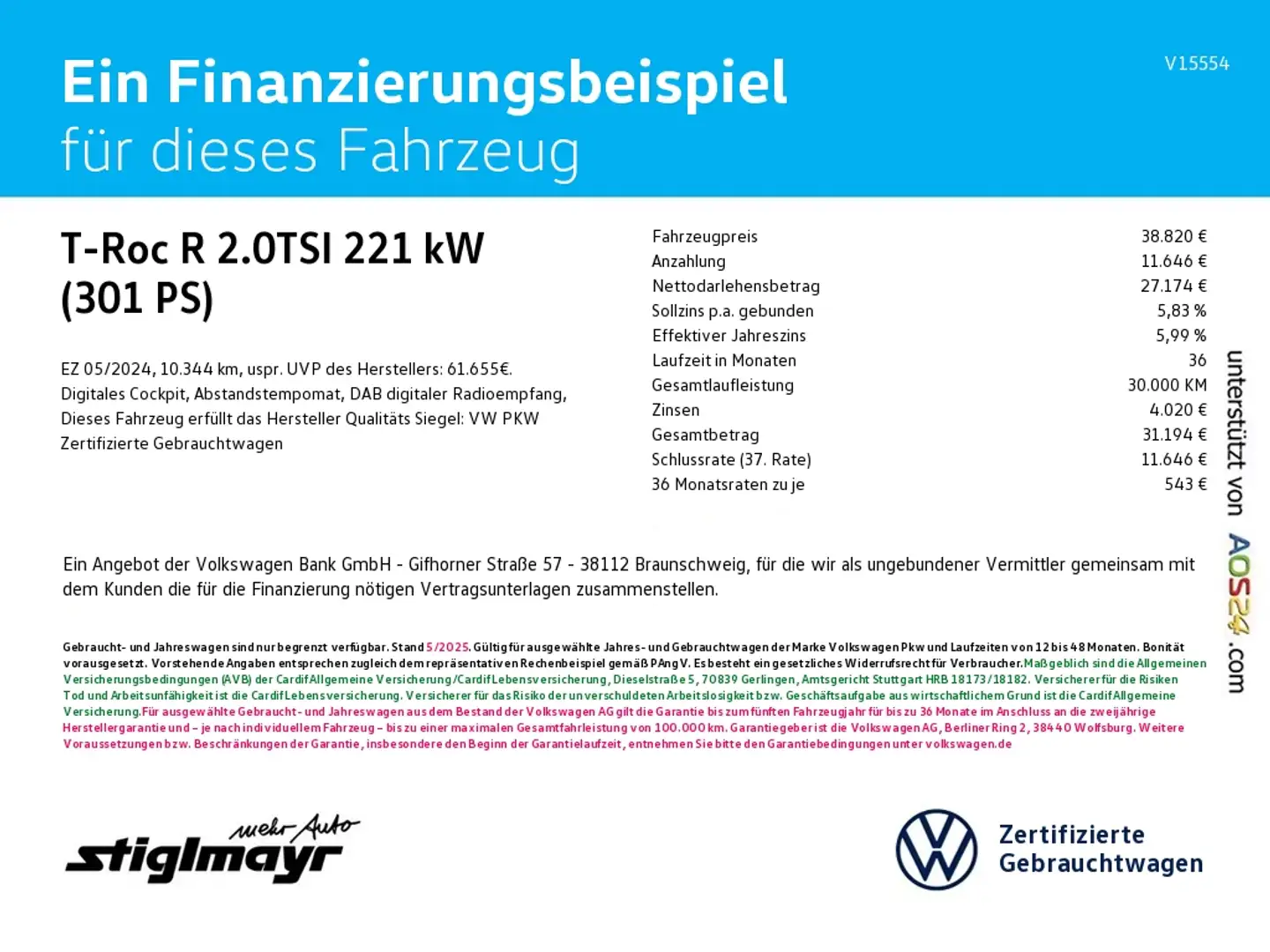 Volkswagen T-Roc R 2.0TSI AKRAPOVIC-PERFORMANCE-ABGASANLAGE Noir - 2