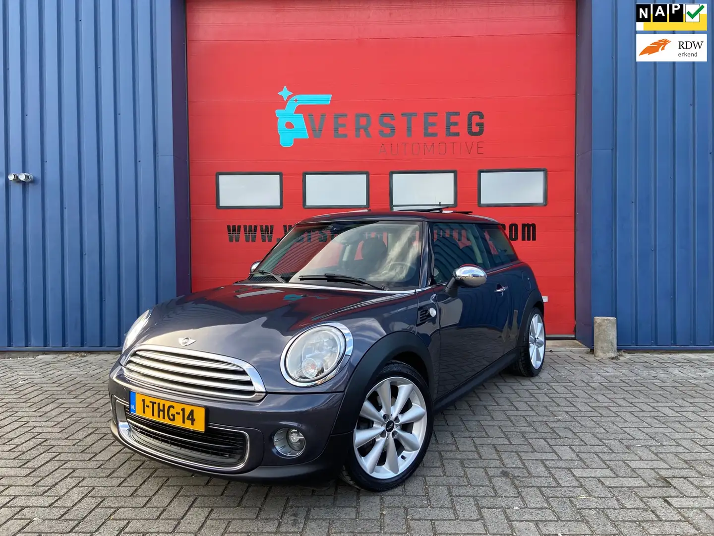 MINI One Mini 1.6 |Navi|Pano|Cruise|Dealer onderhouden Gris - 1