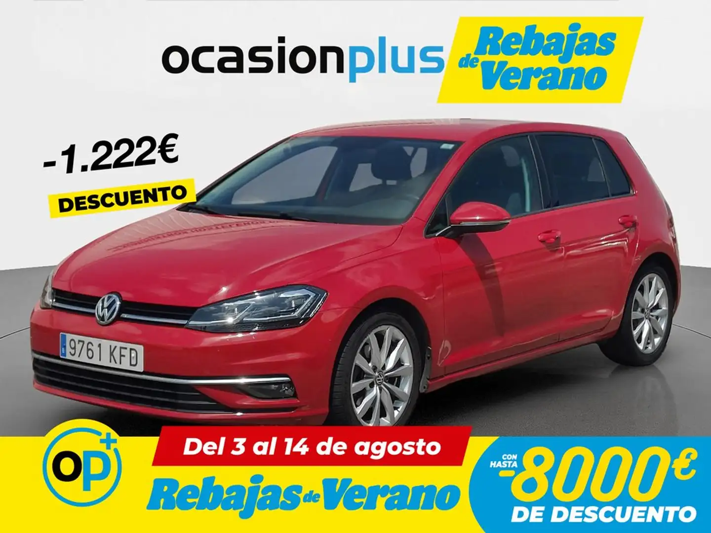 Volkswagen Golf 1.4 TSI Advance 92kW Rojo - 1