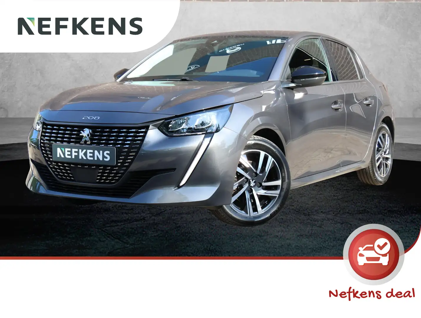 Peugeot 208 Allure Pack 100pk | Stoelverwarming | Achteruitrij Grijs - 1