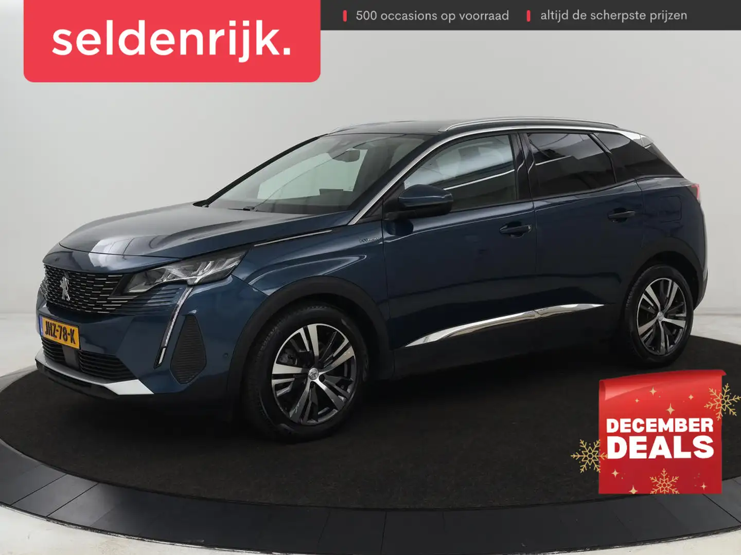 Peugeot 3008 1.6 HYbrid 225 Allure | Leder | 360 Camera | Carpl Blauw - 1