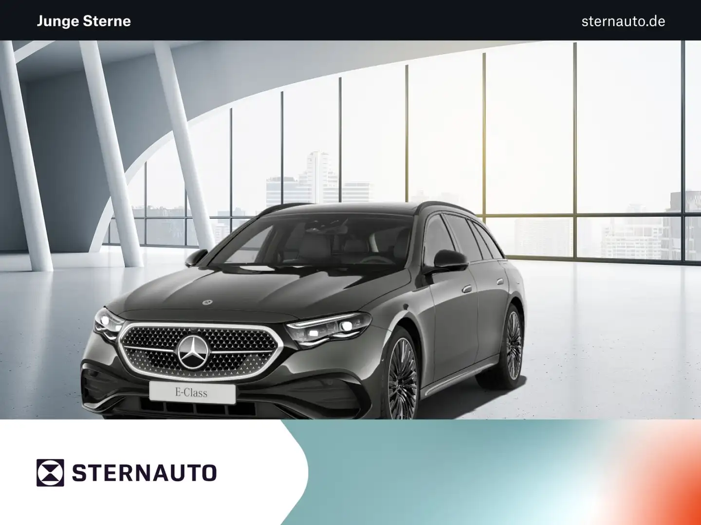 Mercedes-Benz E 300 E 300 T de 4M AMG Premium Plus Airmatic FahrassiPl Grau - 1