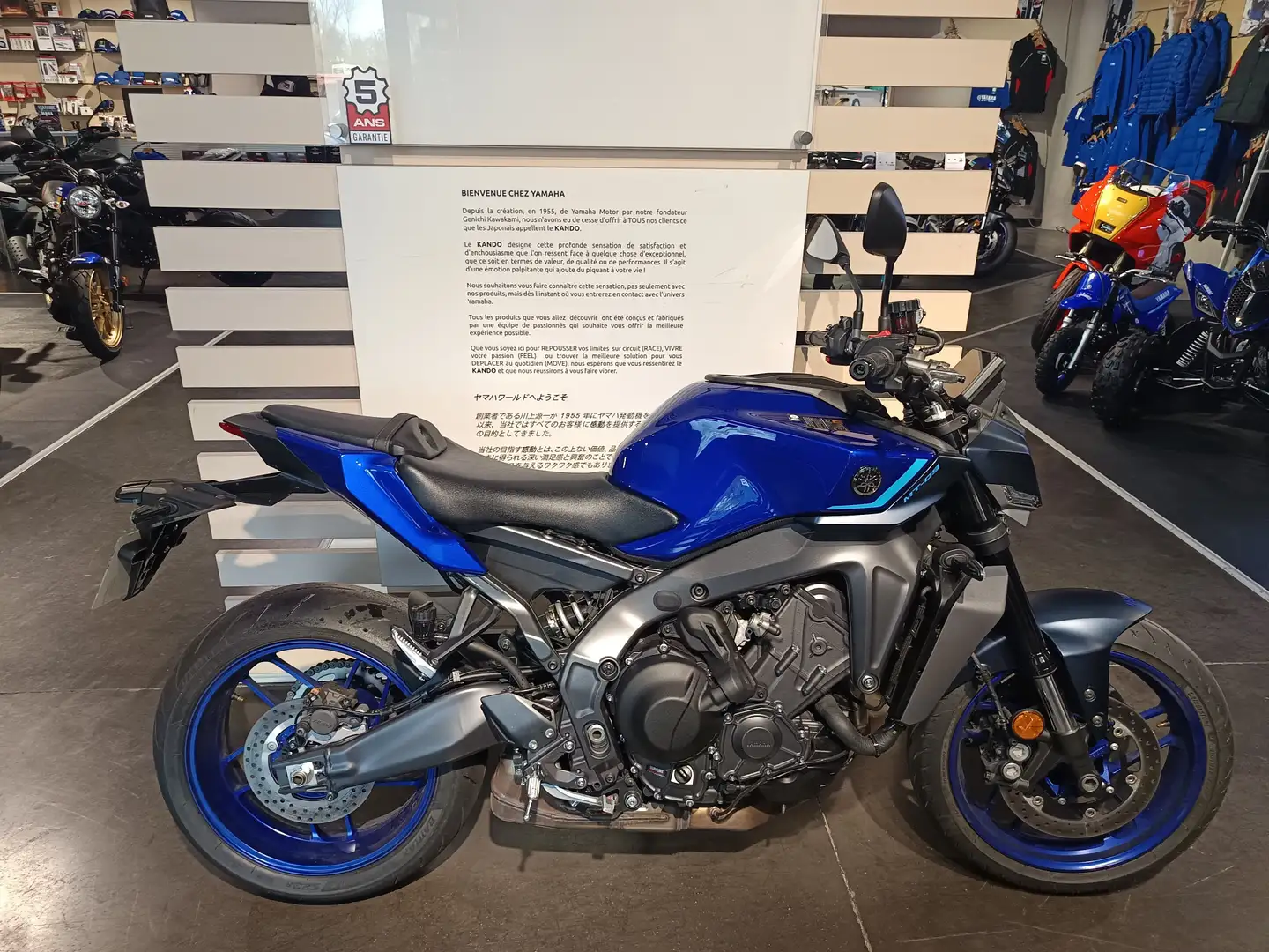 Yamaha MT-09 Blauw - 2