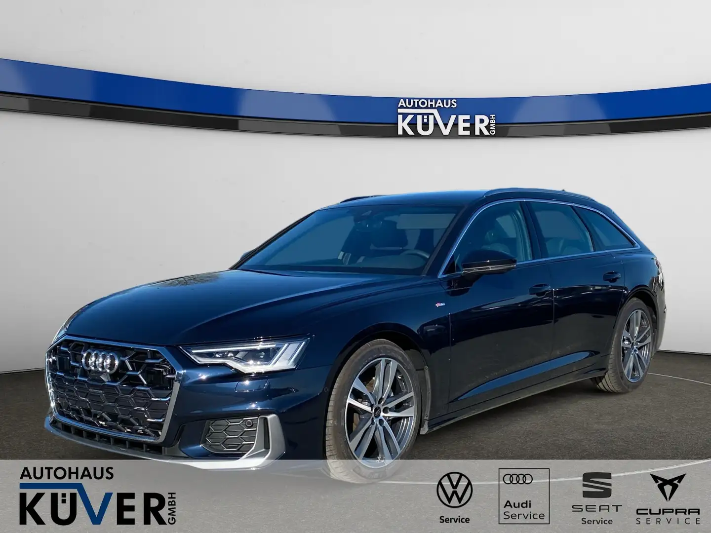 Audi A6 Avant S-Line 40 TDI S-Tronic ACC+Matrix+Navi Bleu - 1